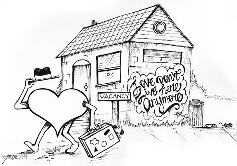 Love don't live here anymore
