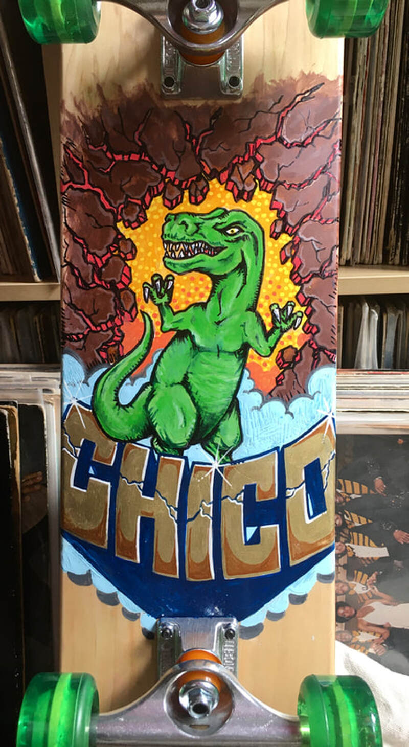 Custom skateboard