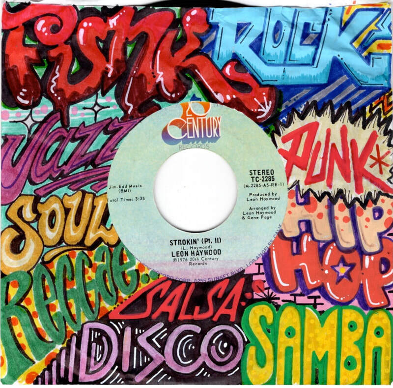 Custom 45 record sleeve 